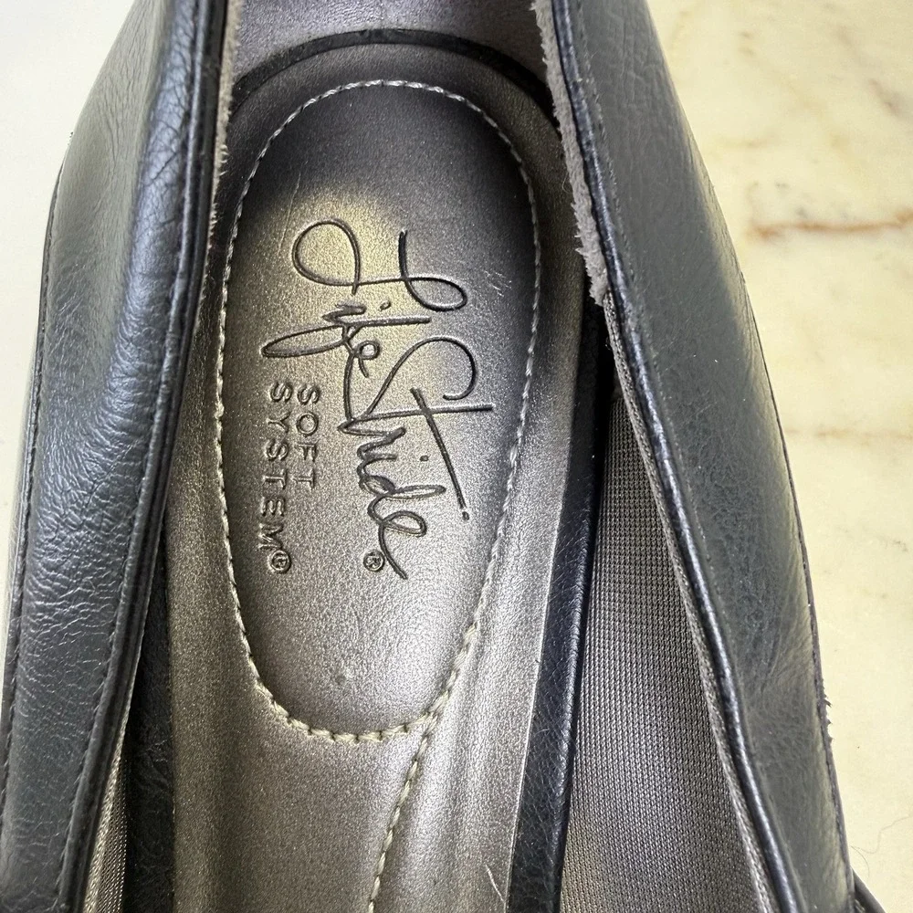 LifeStride Rozz Mary Jane Black Heels Women's Size 10 M Casual Dressy